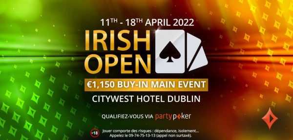 L’IRISH OPEN fait son retour à Dublin du 11 au 18 avril 2022
